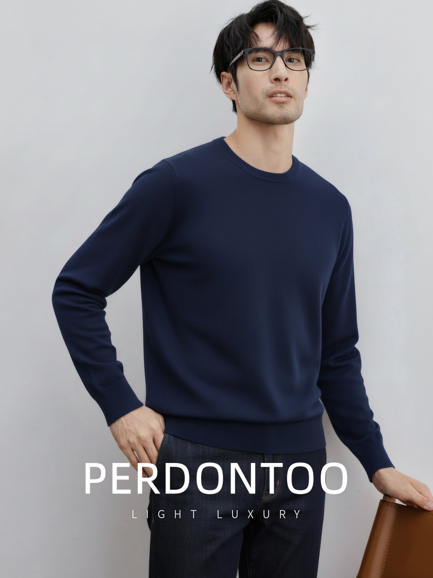 Mens Blend Knit Sweater | 100% Cotton