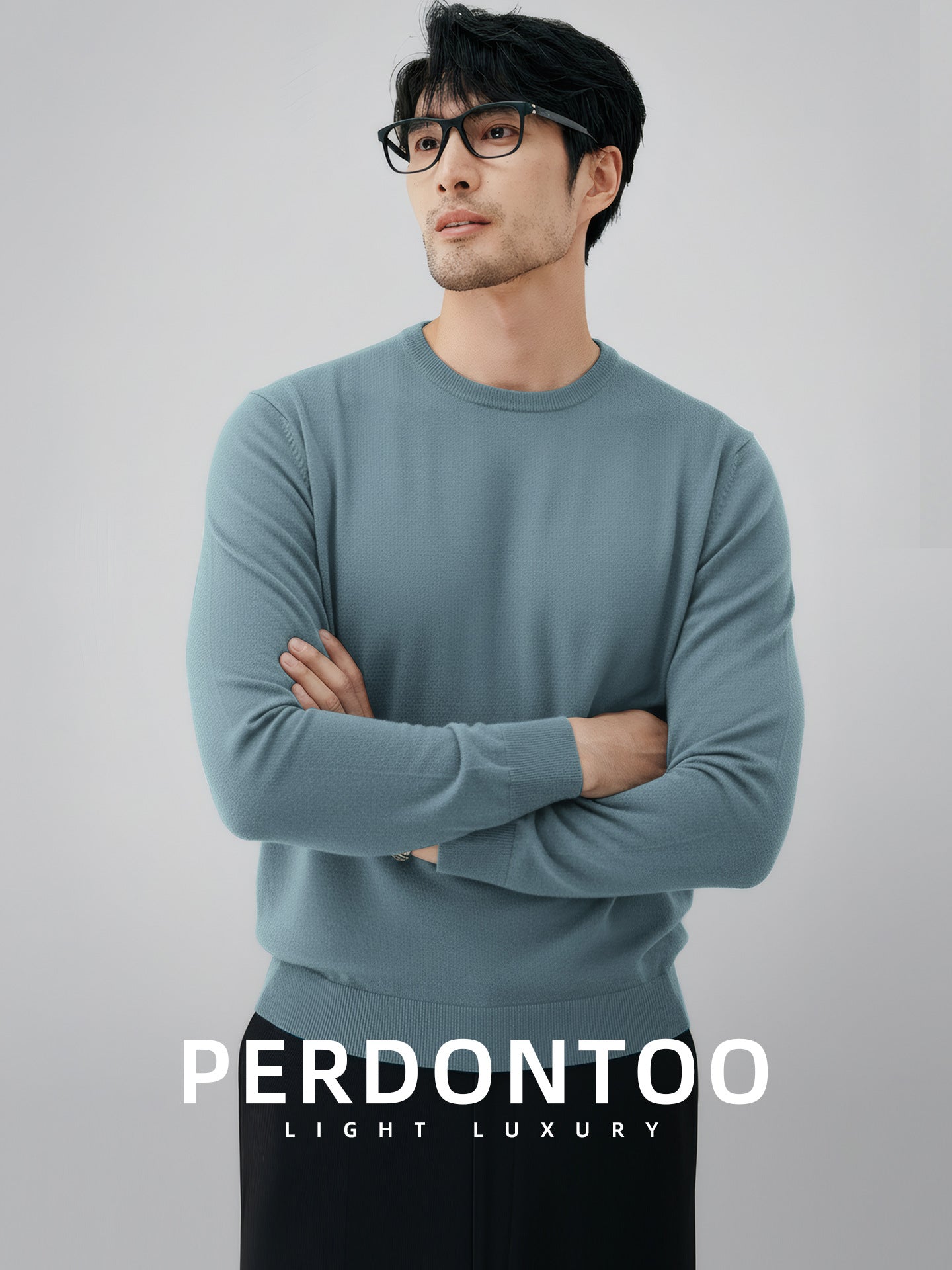 Mens Blend Knit Sweater | 100% Cotton