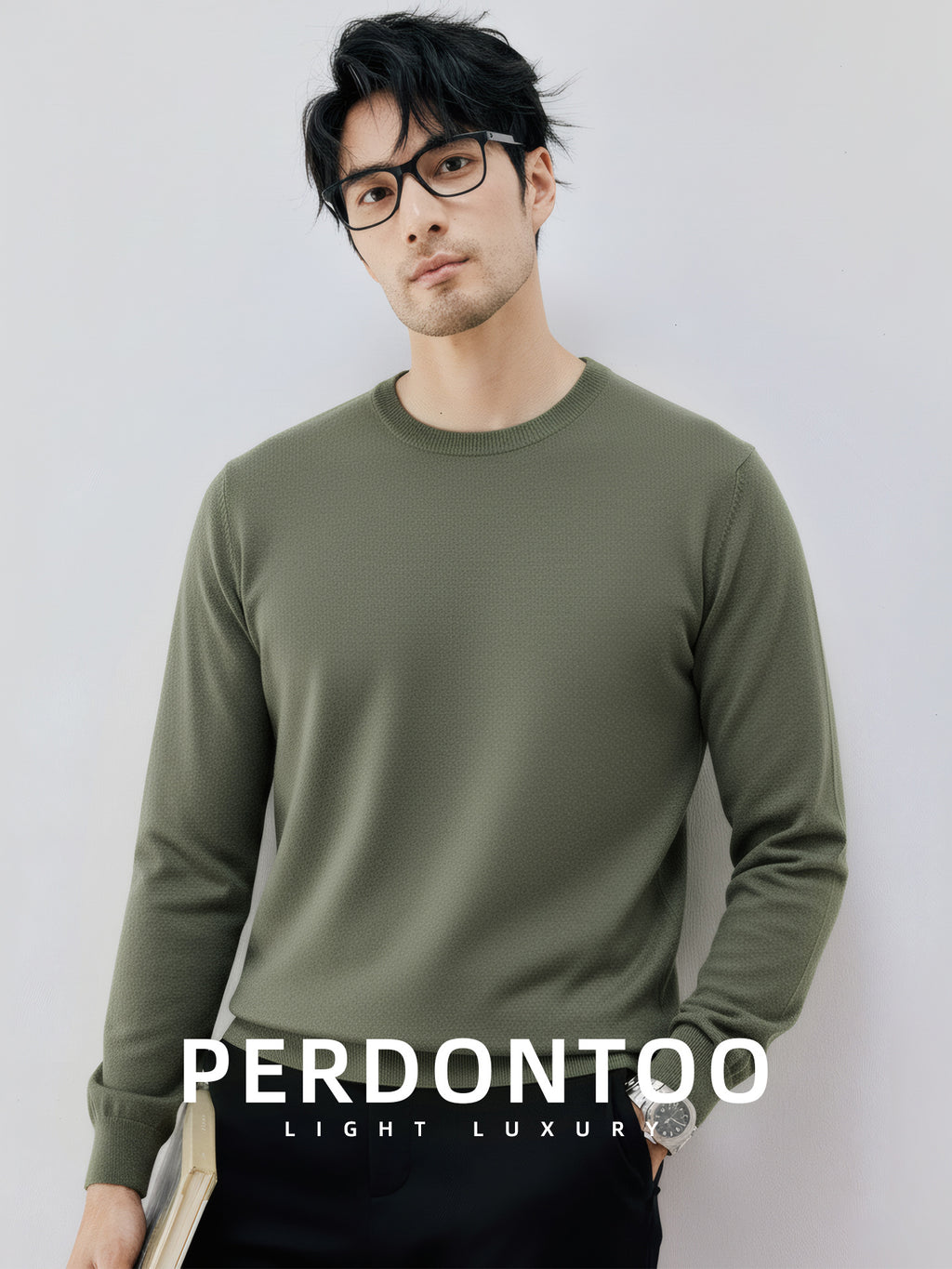 Mens Blend Knit Sweater | 100% Cotton