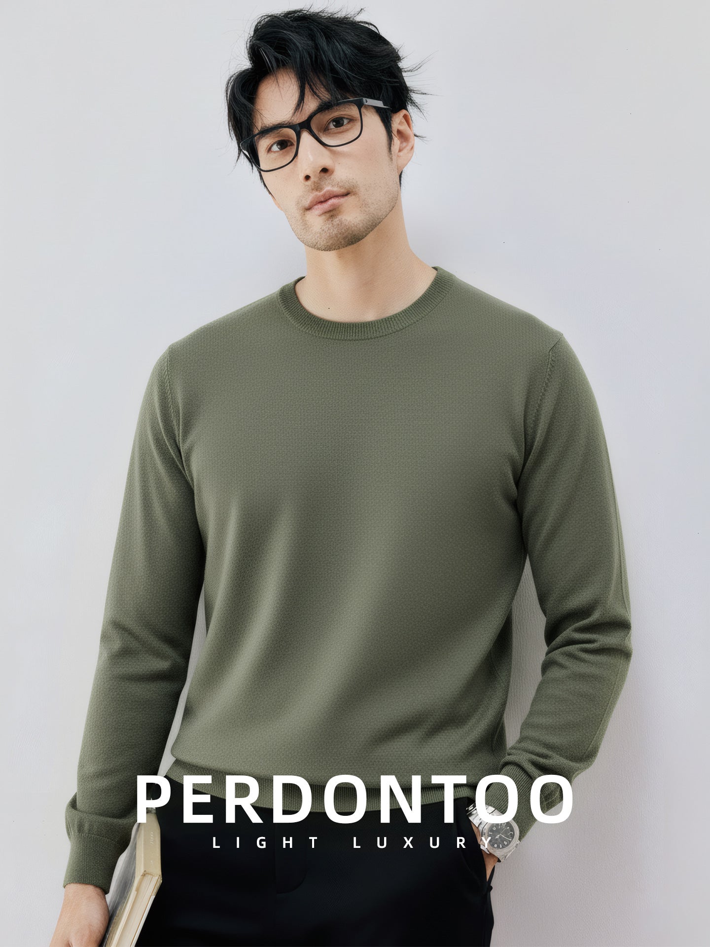 Mens Blend Knit Sweater | 100% Cotton