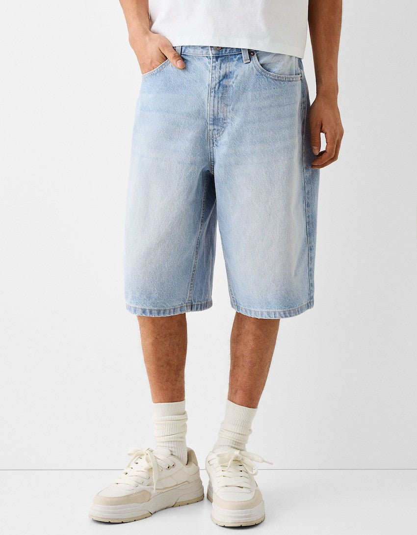 Men's Versatile Denim Shorts | 100% Denim/Cotton