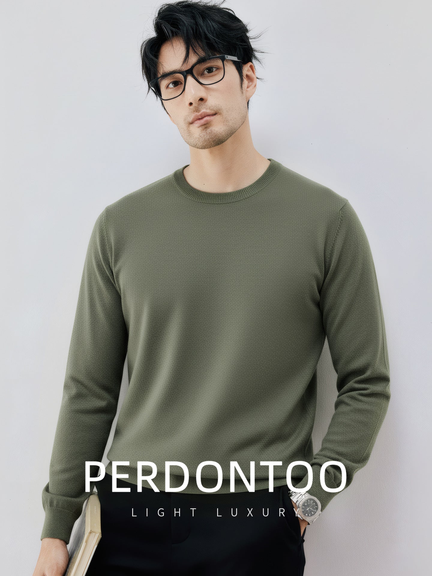 Mens Blend Knit Sweater | 100% Cotton
