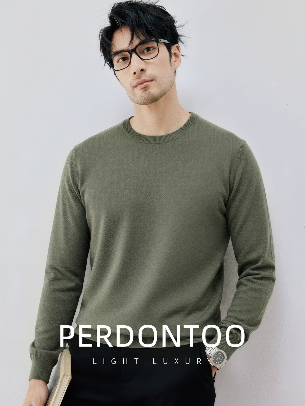 Mens Blend Knit Sweater | 100% Cotton
