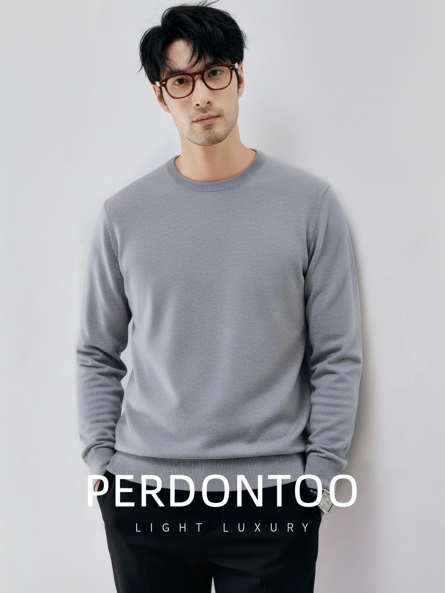 Mens Blend Knit Sweater | 100% Cotton