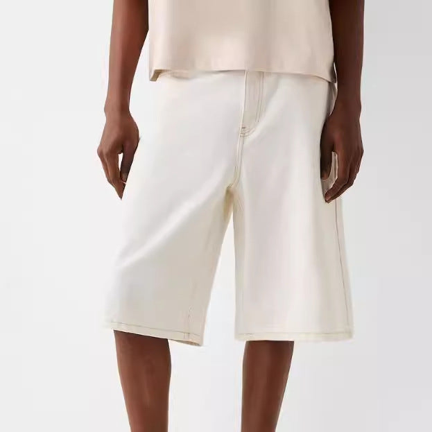 Men's Versatile Denim Shorts | 100% Denim/Cotton