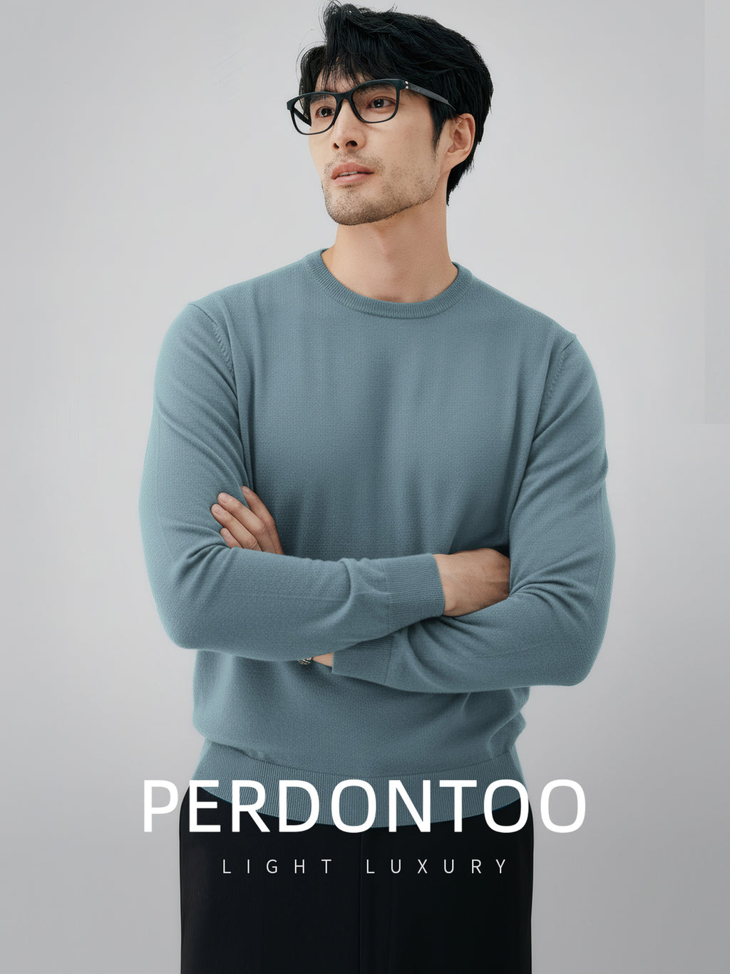 Mens Blend Knit Sweater | 100% Cotton