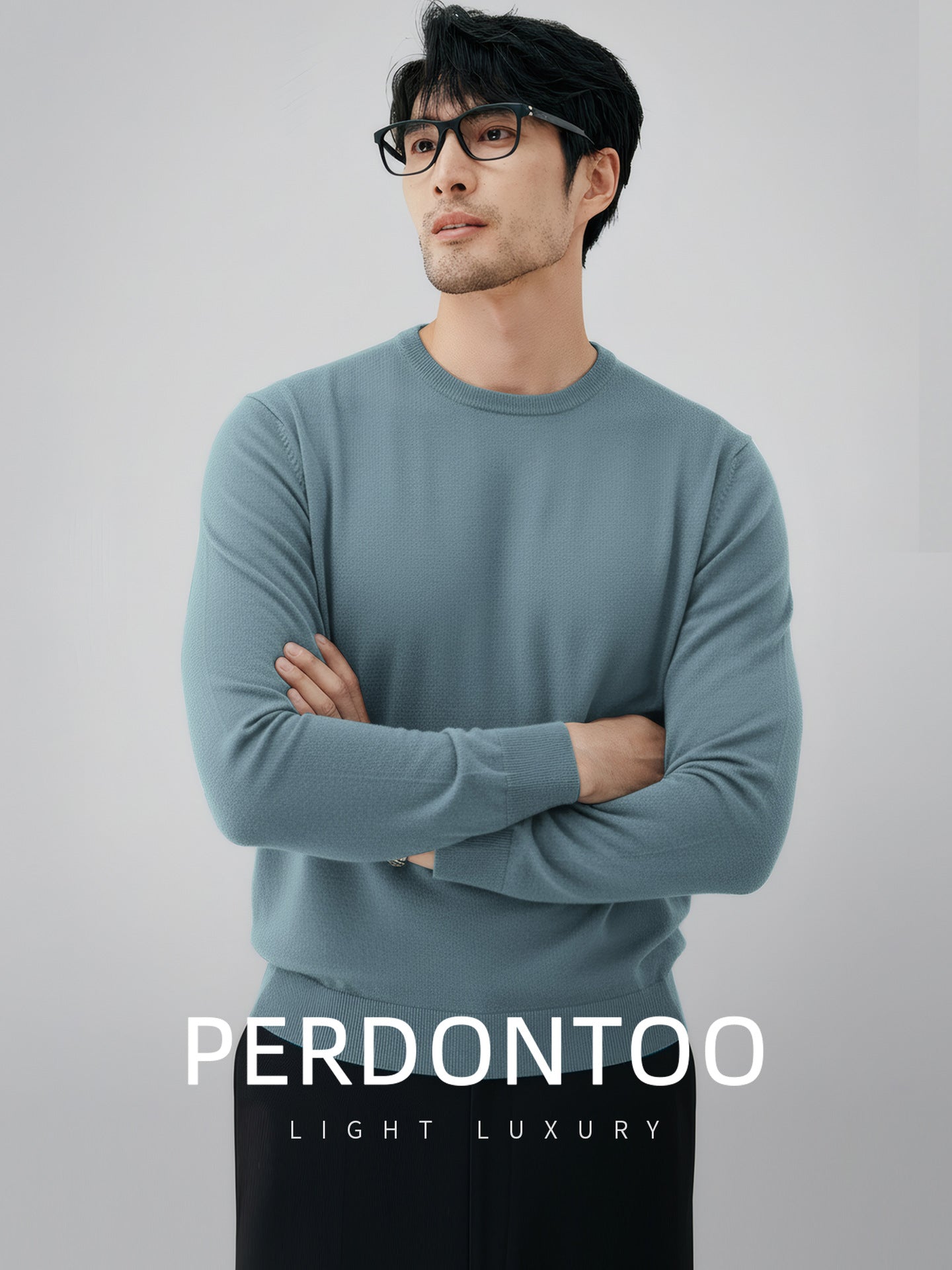 Mens Blend Knit Sweater | 100% Cotton