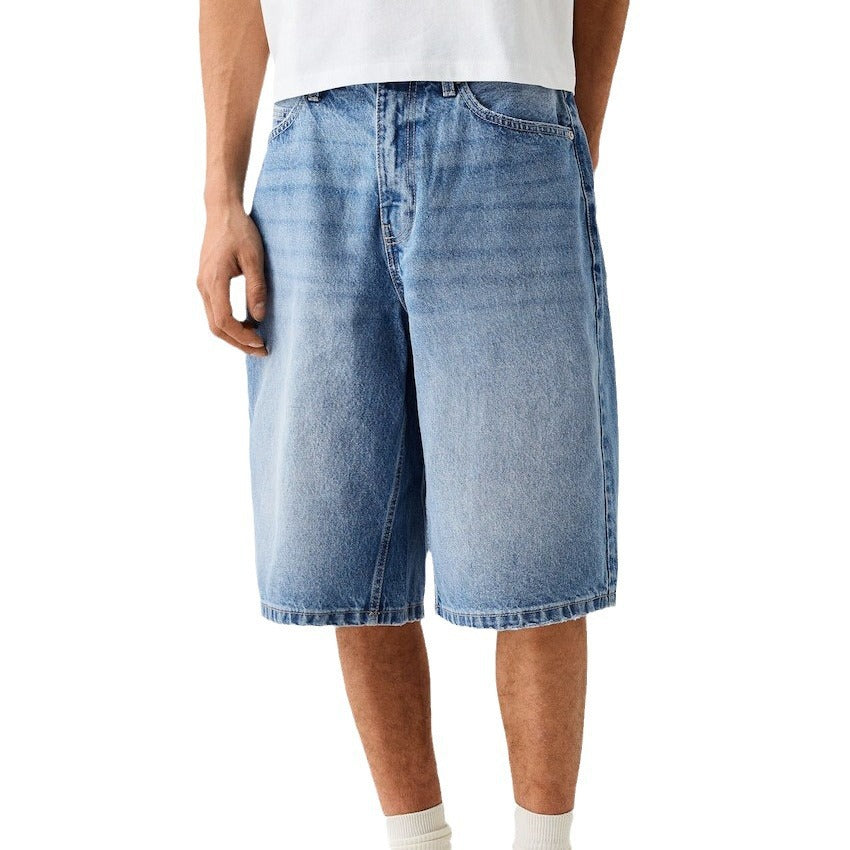 Men's Versatile Denim Shorts | 100% Denim/Cotton