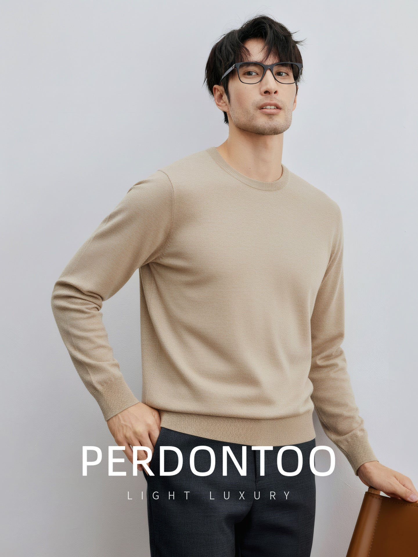 Mens Blend Knit Sweater | 100% Cotton