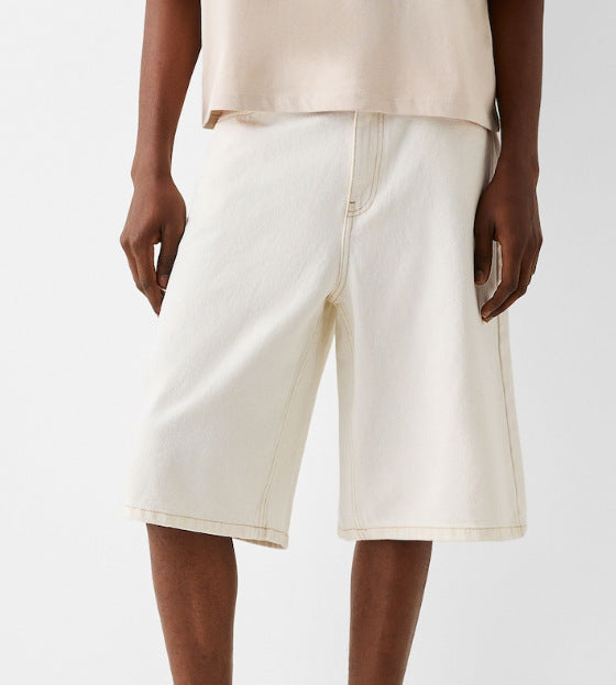 Men's Versatile Denim Shorts | 100% Denim/Cotton