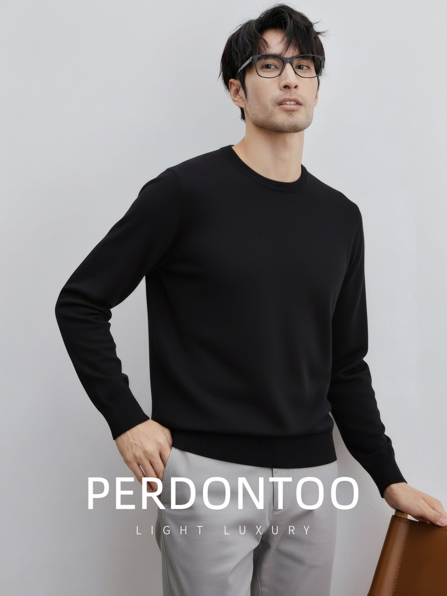 Mens Blend Knit Sweater | 100% Cotton