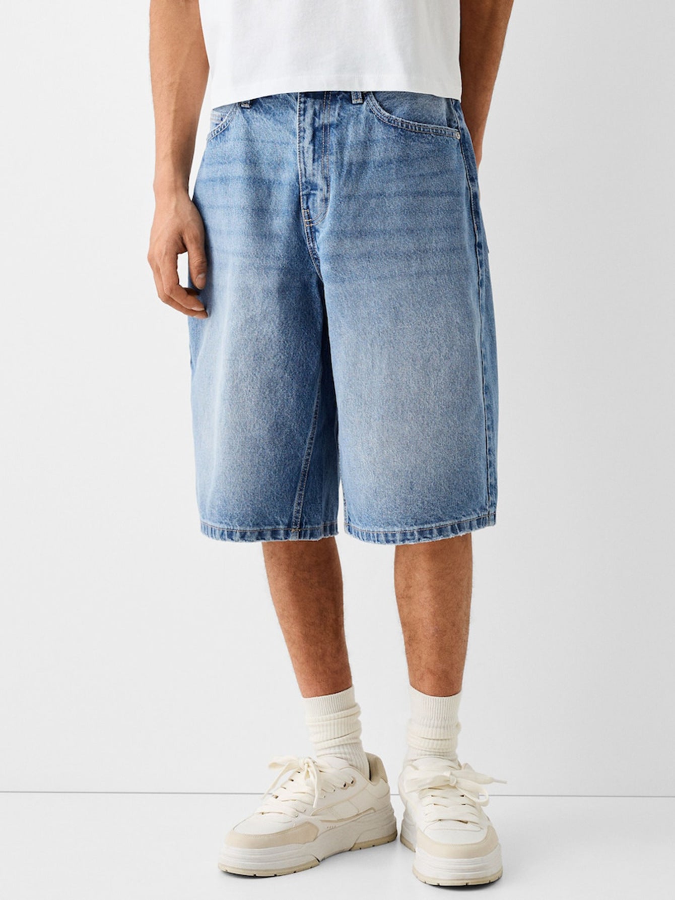 Men's Versatile Denim Shorts | 100% Denim/Cotton